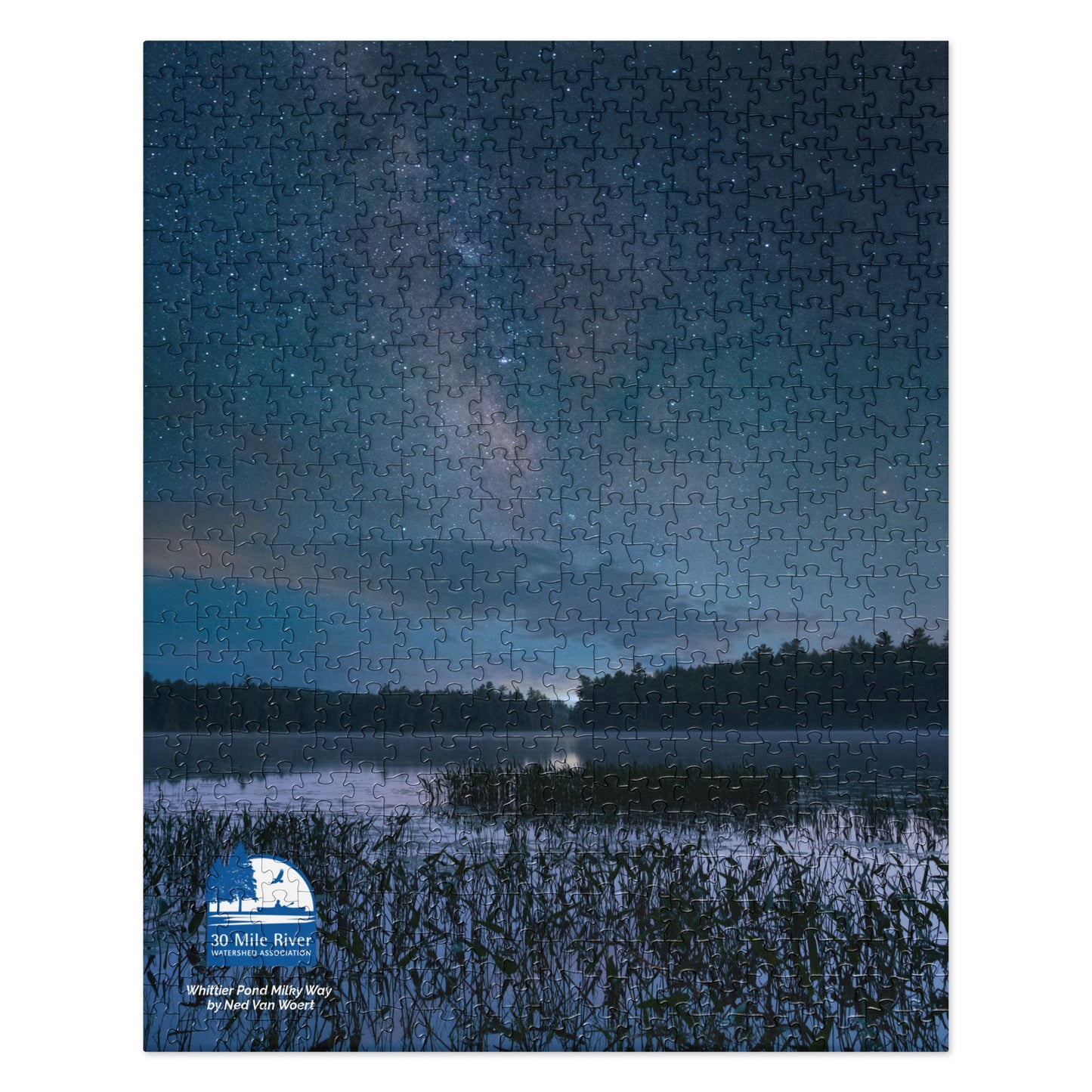 2023 Photo Contest Puzzle: Whittier Pond Milky Way by Ned Van Woert