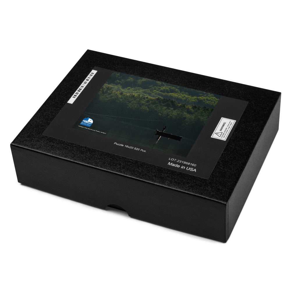 2024 Photo Contest Puzzle: Fishing in Early Morning by Thomas Keegan