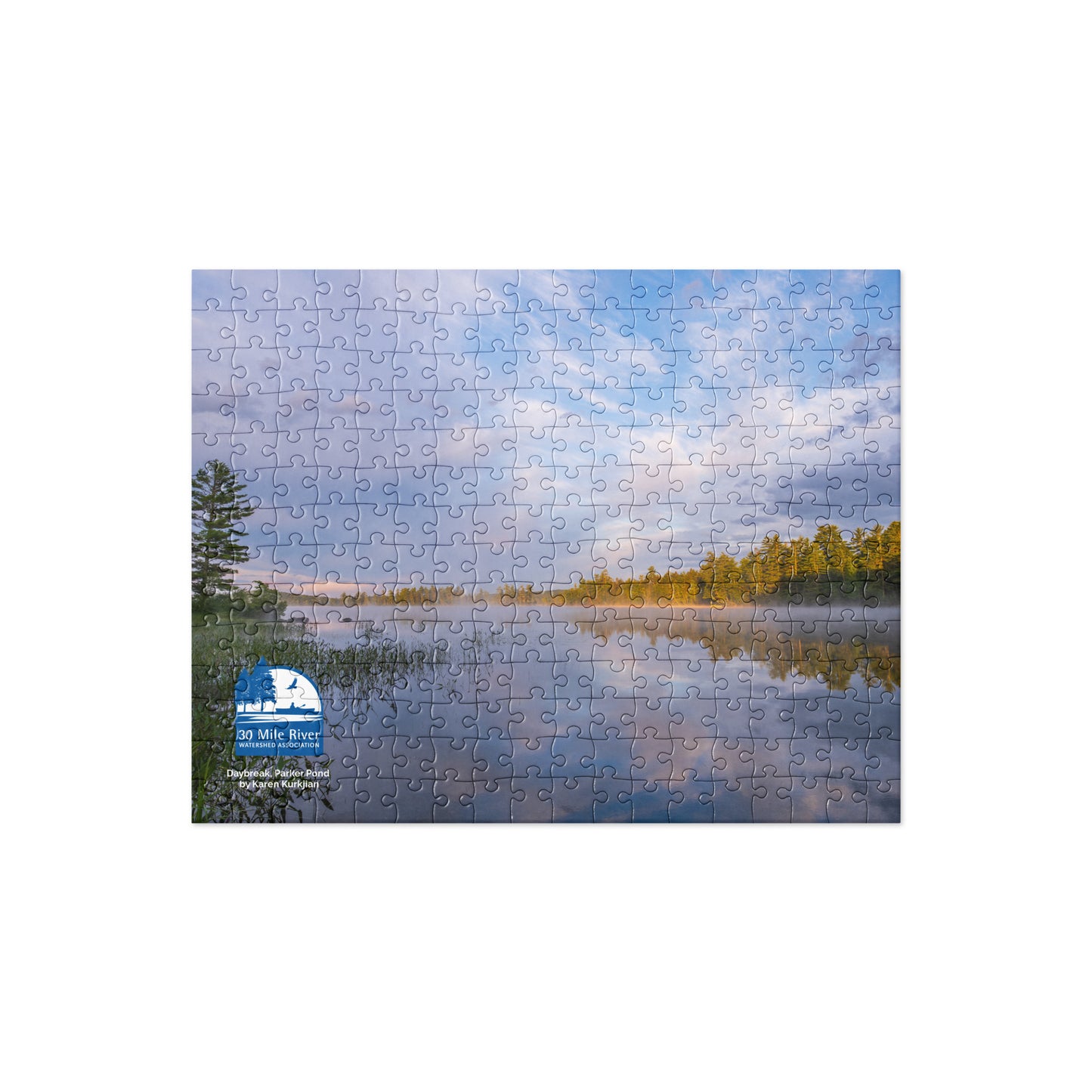 Puzzle: Daybreak, Parker Pond by Karen Kurkjian