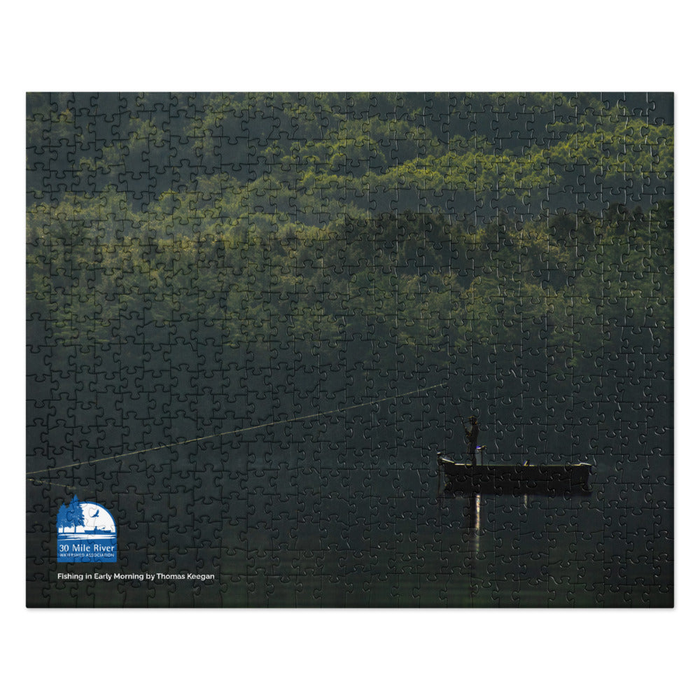 2024 Photo Contest Puzzle: Fishing in Early Morning by Thomas Keegan