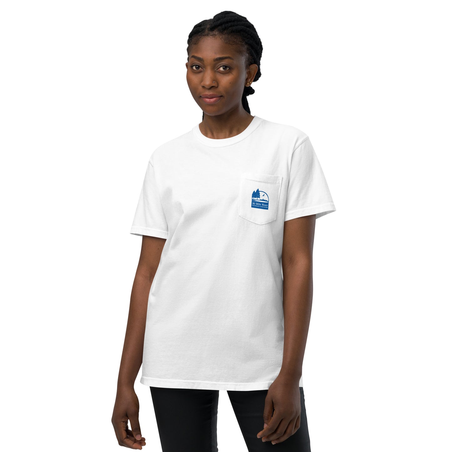 Adult Unisex Garment-Dyed Pocket T-Shirt
